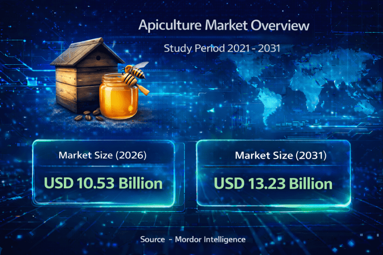 Apiculture Market Size to Reach USD 13.23 Billion by 2031 as Natural Sweeteners and Bee-Derived Wellness Products Drive Growth