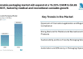 The cannabis packaging market will expand at a 15.22% CAGR to $4.65 bn by 2031, fueled by medical and recreational cannabis growth