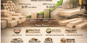Balsa Wood Market Expected to Grow from USD 0.17 Billion in 2024 to USD 0.3228 Billion by 2035