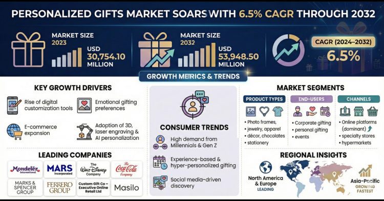 Personalized Gifts Market Set to Reach USD 52.9 Billion Amid Rising Tensions – Press Releases Distribution for Market Research Reports