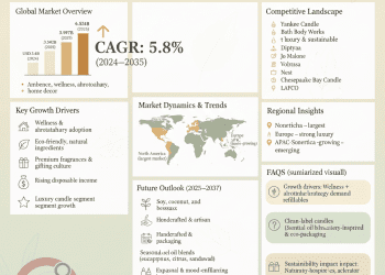 Scented Candles Market Battles 5.8% CAGR Amid Global Trade Tensions – Press Releases Distribution for Market Research Reports