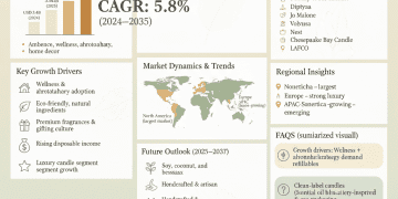 Scented Candles Market Battles 5.8% CAGR Amid Global Trade Tensions – Press Releases Distribution for Market Research Reports