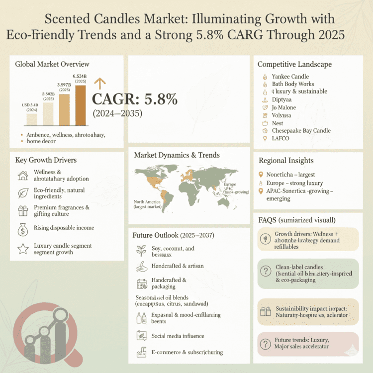 Scented Candles Market Battles 5.8% CAGR Amid Global Trade Tensions – Press Releases Distribution for Market Research Reports