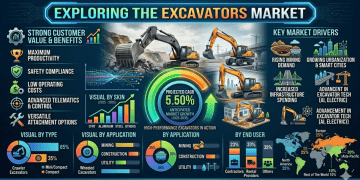 How the Global Excavators Market Is Powering Infrastructure, Mining, and Smart Construction on Its Way to USD 134.3 Billion by 2035 – Press Releases Distribution for Market Research Reports