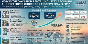 Vacation Rental Market Poised for 5.5% CAGR Growth Through 2035, Driven by Consumer Preference for Unique Stays