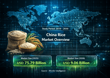 China Rice Market Size to Reach USD 86.59 Billion by 2030 with Steady Demand and Shifting Consumption Trends